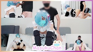 Asian Couple Cosplay Sex on Webcam Show